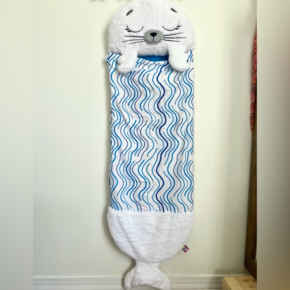 Sammy the White Seal Happy Napper Kid’s Sleeping Bag